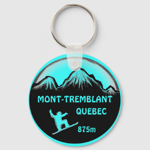 Keychain för konst för Mont Tremblant Quebec Nyckelring