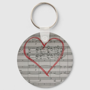 Keychain för musikälskare nyckelring