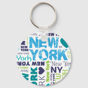 Keychain för New York City amerikansouvernir Nyckelring