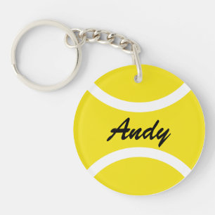 Keychain för personligtennisboll med namn
