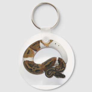 keychain för piebaldbollpytonorm nyckelring