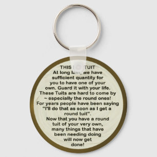Keychain för rundaTuit ~ Nyckelring