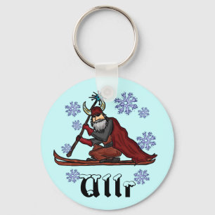 Keychain för Ullr snögud Nyckelring