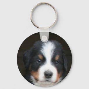 Keychain för valp för Bernese berghund Nyckelring