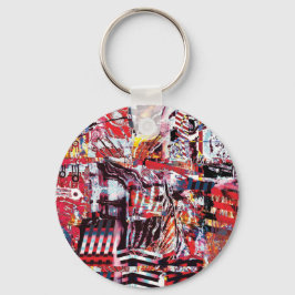 Keychain – Fragmented Pulse Nyckelring