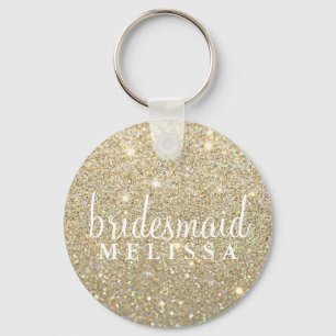 Keychain glitterbrudtärna nyckelring