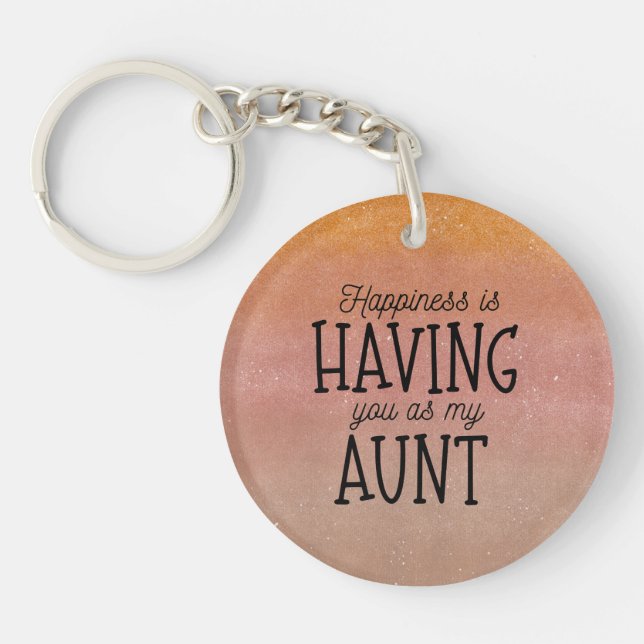 Keychain - Happiness Is Having You As My Aunt (Framsidan)