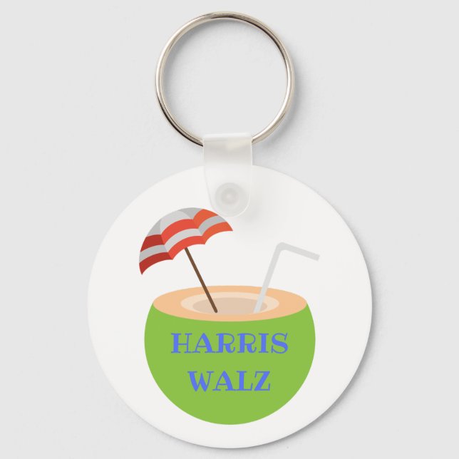 Keychain Harris Walz Nyckelring (Framsida)