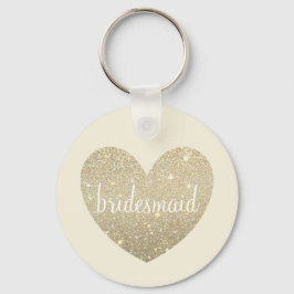 Keychain - Heart Fab Bridesmaid Nyckelring