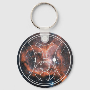 Keychain: Hejer Sweetie! HjärtaNebula Nyckelring