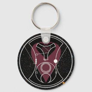Keychain: Hejer Sweetie!  Hjärtor och stjärnor Nyckelring
