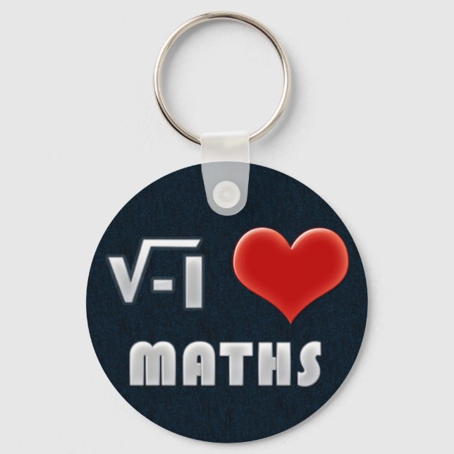 Keychain I KÄRLEK MATH Nyckelring (Framsida)