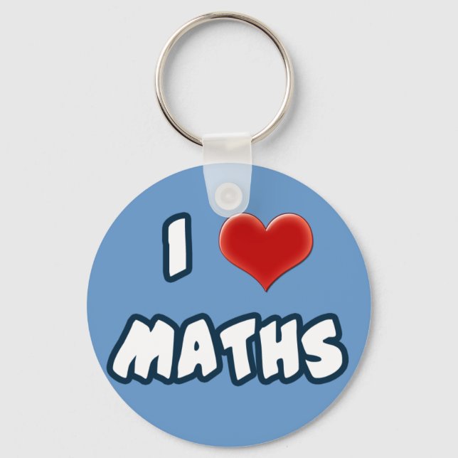 Keychain I KÄRLEK MATH Nyckelring (Framsida)