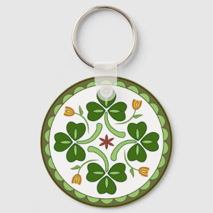 Keychain - irländsk lycka tillHex Nyckelring