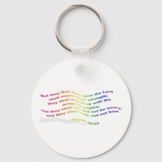 Keychain: Isaiah 40:31 Nyckelring