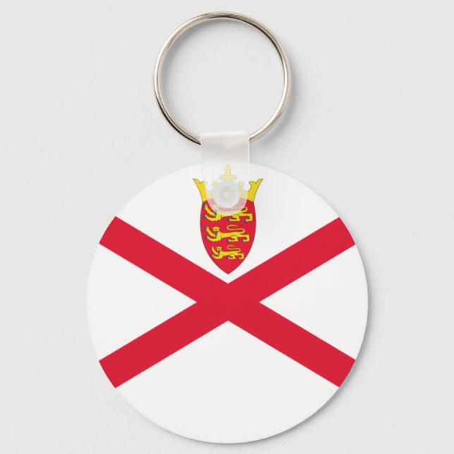 Keychain - Jersey Flagga Nyckelring (Framsida)