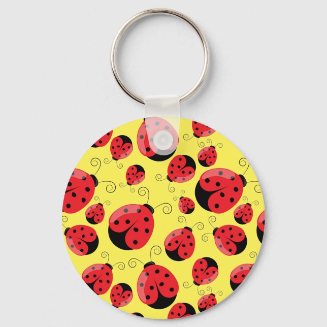 Keychain-Ladybug Nyckelring (Framsida)