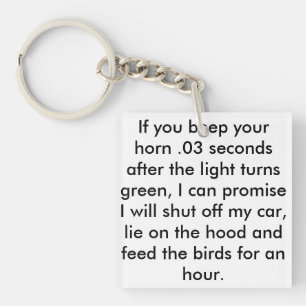 Keychain "mata för fåglarna"