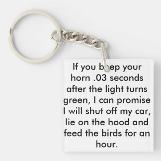 Keychain "mata för fåglarna"