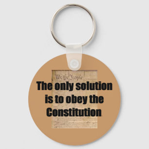 Keychain med den konstitution/The endast lösninge Nyckelring