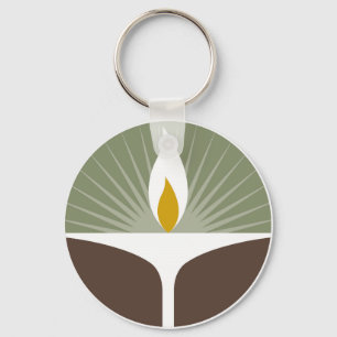 Keychain med den UURockford logotypen Nyckelring