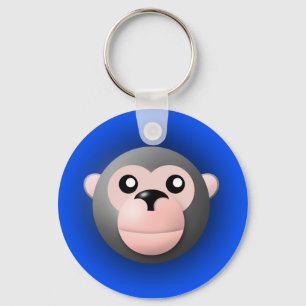 keychain med djur: apa nyckelring