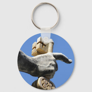 Keychain med nyckeln på räcka av St Peter Nyckelring