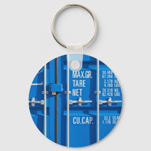 Keychain med transportbehållaren nyckelring