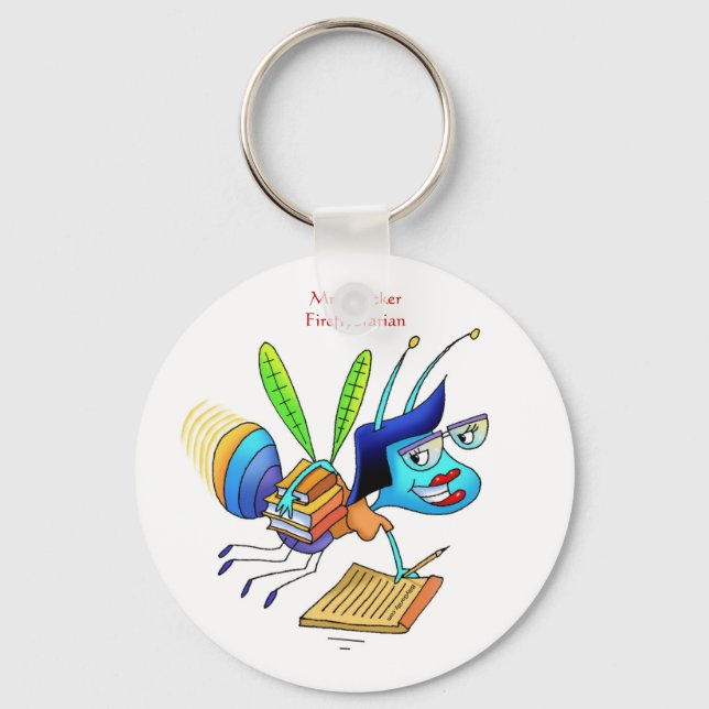Keychain Mrs Flicker Fireflybrarian Nyckelring (Framsida)