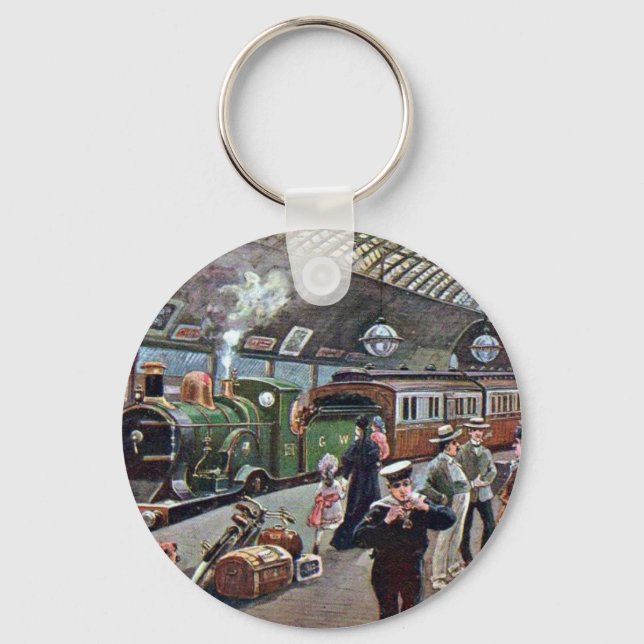 Keychain - Paddington Station, London Nyckelring (Framsida)