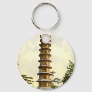Keychain - Pagoda, Kew trädgårdar Nyckelring