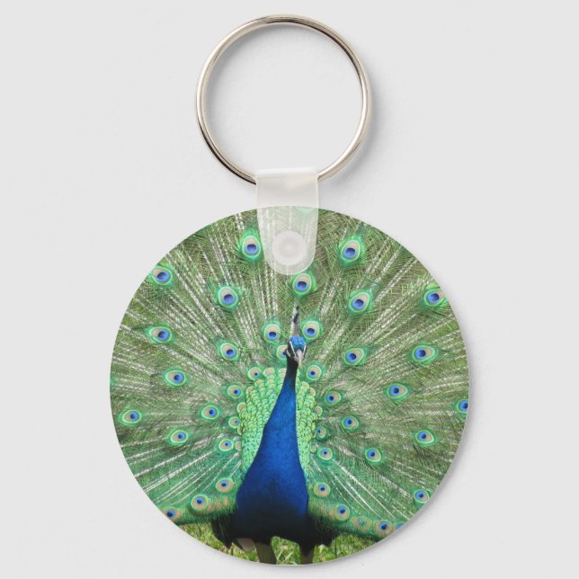 Keychain - Proud Peacock Nyckelring (Framsida)