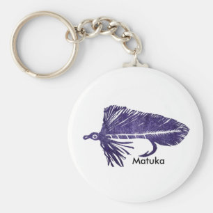 Keychain purpurfärgad Matuka för Nyckelring