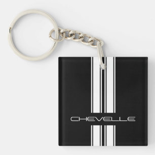 Keychain - randar Chevelle - svart-/vitDuo
