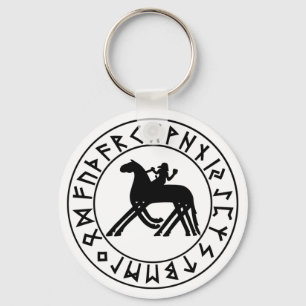 Keychain Sleipnir skyddar Nyckelring