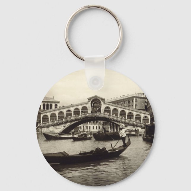 Keychain - Venedig, Rialto Nyckelring (Framsida)