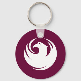 Keychain with Flag of Phoenix City, Arizona Nyckelring
