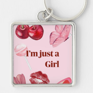 Keychains-lanyards-gift Fyrkantig Silverfärgad Nyckelring