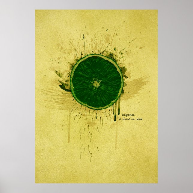KEYCHEE a lime i silke Poster (Framsidan)
