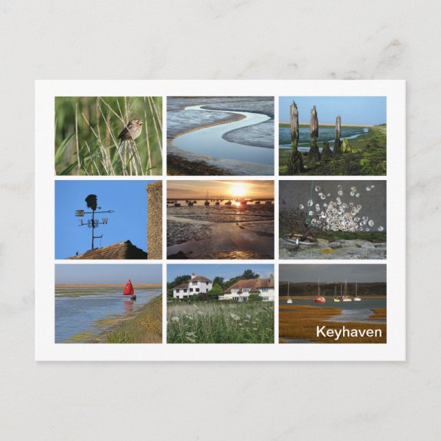 Keyhaven Vykort (Framsida)