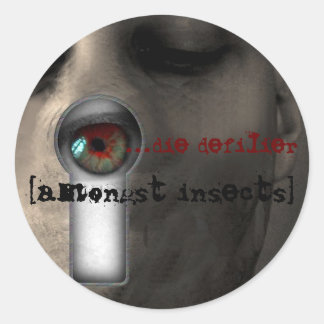 [keyholeklistermärke] runt klistermärke