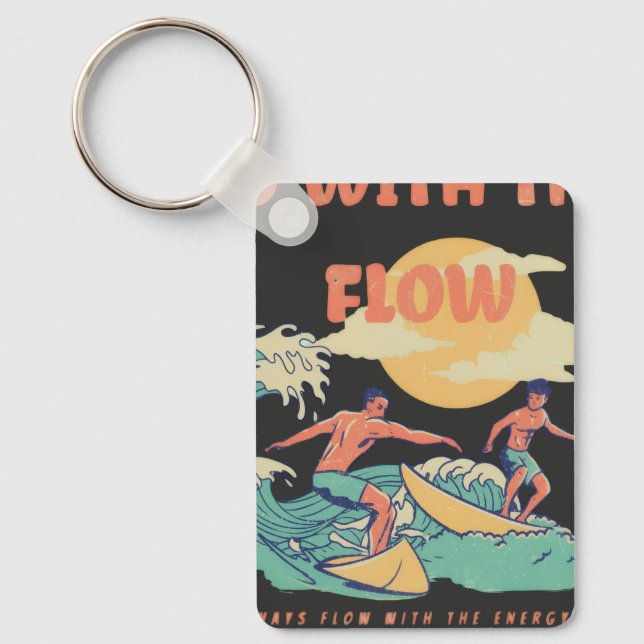 Keys Energy Flow Lessons Learn Keychain Nyckelring (Framsida)