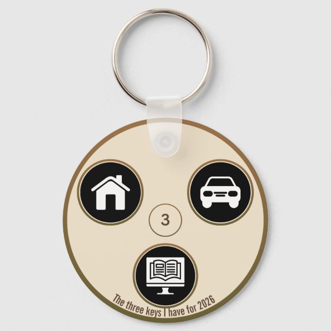 Keys to Dreams – A Personal Meaning Keychain Nyckelring (Framsida)