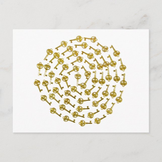 KeysSuccessSpiral032809 Vykort (Framsida)