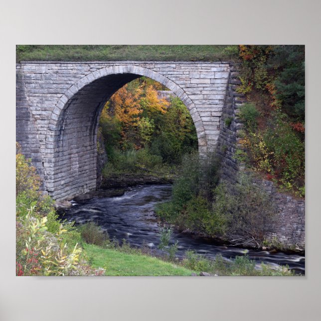 Keystone Bridge, Ramsay, Upper Peninsula Poster (Framsidan)