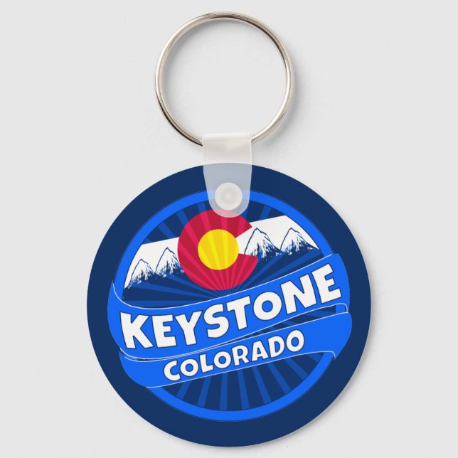 Keystone Colorado bergsprängning nyckelring (Framsida)
