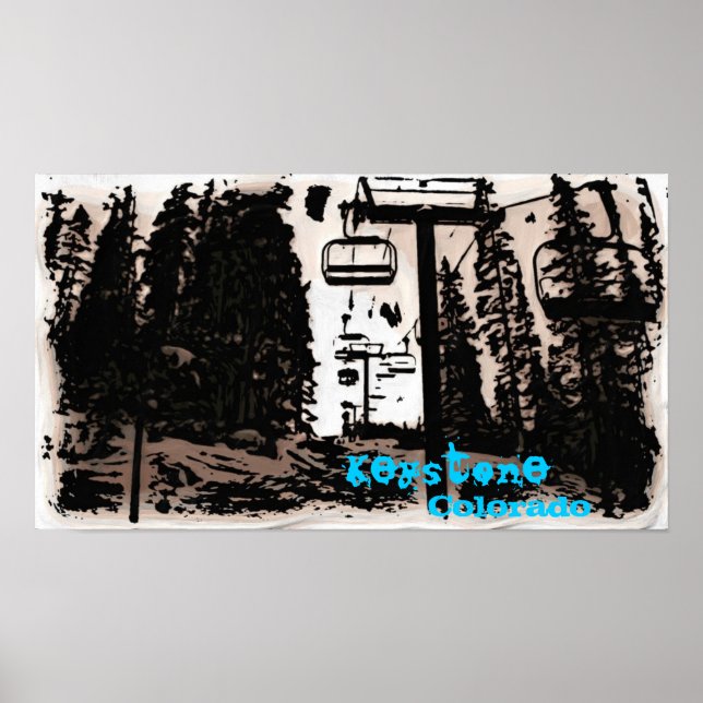 Keystone Colorado deco poster (Framsidan)