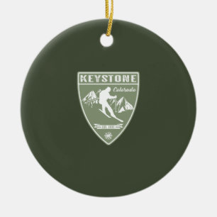 Keystone Colorado Julgransprydnad Keramik