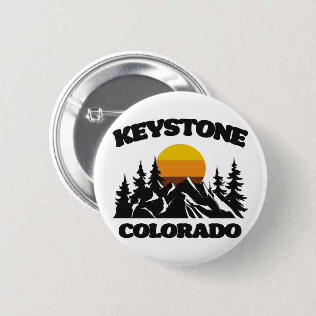 Keystone,Colorado Knapp (Framsida & baksida)