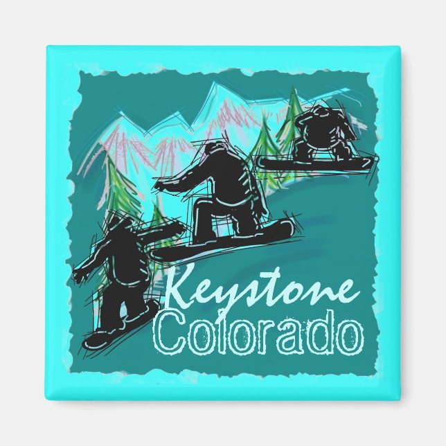 Keystone Colorado magnet (Framsidan)